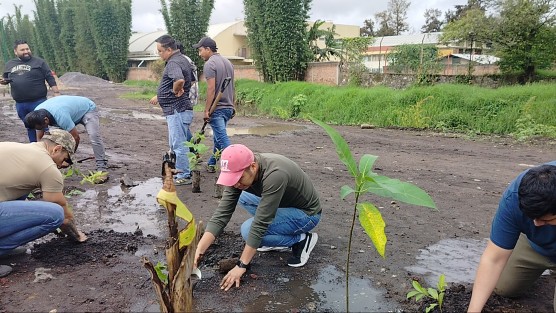 Como parte de la celebración del Día Nacional del Árbol, personal de SEDEMA realizó una jornada de reforestación en el humedal Molino de San Roque, donde se realiza modificaciones. Presente el secretario de Medio Ambiente, Juan Carlos Contreras.

