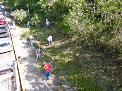 Este sábado el Gobernador Cuitláhuac García, acompañado de Daniela Griego del IPE, la regiduría del Ayto. de Coatepec, servidores públicos de la SEDEMA y la SEDARPA, realizaron tequio en el parque Natura con trabajo de chapeo y plantaron 250 árboles.