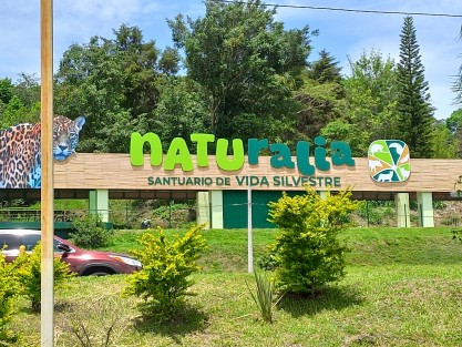 En la entrada al parque Natura, sobre la avenida Lázaro Cárdenas, ya se puede apreciar el nombre de la nueva área ecológica. 