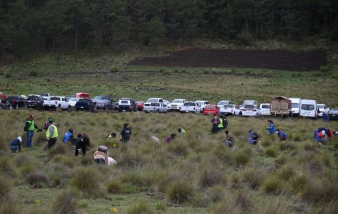 El la comunidad de Llanillo Redondo, municipio de Las Vigas, el gobernador Cuitláhuac García Jiménez encabezó la reforestación masiva Fabriquemos Agua Reforestando, misma que se replicó en 34 puntos más de la entidad veracruzana. Participaron pobladores  de la zona, funcionarios  y alumnos de los diferentes Tecnológicos de Veracruz.

