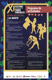 Este sábado concluye el Festival Internacional de Tunas Femeniles con una amplia cartelera. No pierda la oportunidad de acercarse a este género musical de la mano de extraordinarias agrupaciones nacionales e internacionales. 
