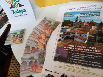 Como se realizara el año pasado en el barrio de Xallitic, pintores profesionales, estudiantes y aficionados están invitados a plasmar su visión de otro de los sitios emblemáticos de la Atenas Veracruzana el sábado 17 de agosto a las 10:00 horas. Los ganadores recibirán premios en especie y promoción de su trabajo en calendarios y postales. 