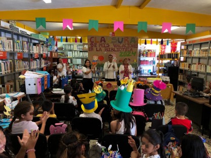 La Dirección de Educación del Ayuntamiento de Xalapa llevó a cabo las clausuras de los Cursos de Verano Mis Vacaciones en la Biblioteca 2024, impartidos en las nueve Bibliotecas Públicas Municipales durante tres semanas.  