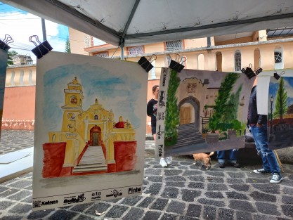 Participaron desde niños, estudiantes, amateurs y profesionales del dibujo gracias a la iniciativa de Arte Manía y La Boutique del Papel.

