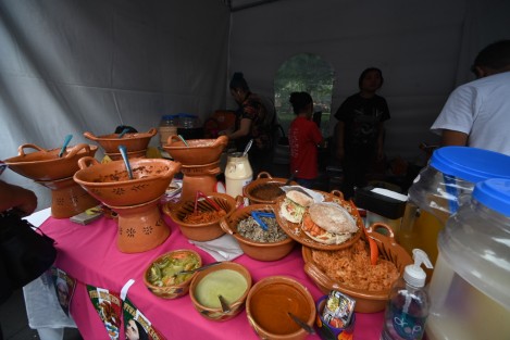 Este viernes dio inicio el Festival del Pambazo en el parque Juárez de la ciudad de Xalapa. Más de 110 expositores ofrecen mucha variedad de pambazos, estarán hasta el próximo domingo.