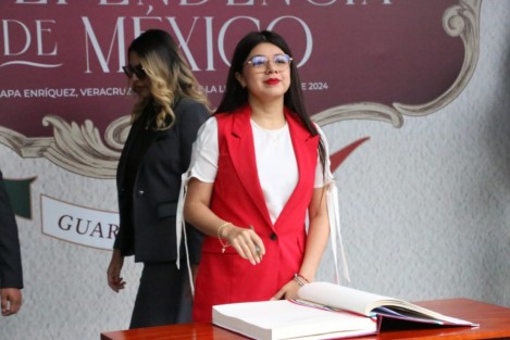 La titular de la Secretaría del Trabajo y Previsión Social (STPS), Dorheny García Cayetano rechazó que las plazas laborales generadas se otorguen a migrantes, ya que estas se difunden principalmente en Veracruz y posteriormente en el país.