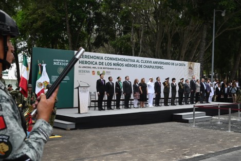 El gobernador Cuitláhuac García Jiménez encabezó la ceremonia conmemorativa por el 177 aniversario de la Gesta Heroica de los Niños Héroes, donde autoridades de los tres órdenes y Fuerzas Armadas rindieron homenaje a los cadetes que, en 1847, defendieron con valentía la soberanía nacional frente al ejército estadounidense.