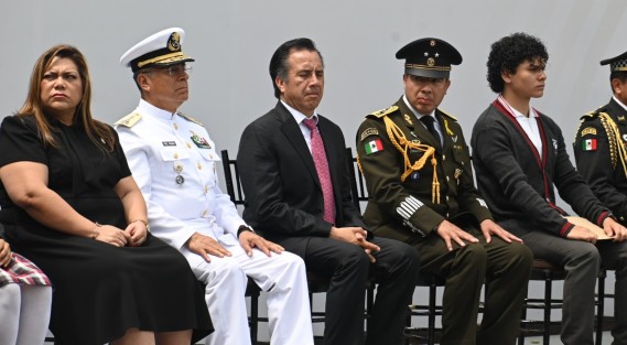 El gobernador Cuitláhuac García Jiménez encabezó la ceremonia conmemorativa por el 177 aniversario de la Gesta Heroica de los Niños Héroes, donde autoridades de los tres órdenes y Fuerzas Armadas rindieron homenaje a los cadetes que, en 1847, defendieron con valentía la soberanía nacional frente al ejército estadounidense.