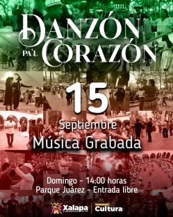 La Dirección de Cultura del Ayuntamiento de Xalapa no descansa ni en este puente de asueto por fiestas patrias, y para este domingo 15 en el parque Juárez tiene programadas varias actividades. 