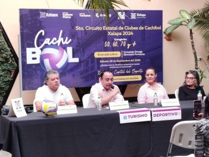 Como una estrategia del Ayuntamiento para fomentar el turismo deportivo, Xalapa será sede del 5to. Circuito Estatal de Clubes de Cachibol Xalapa 2024, que se realizará el próximo sábado 28 de septiembre en el Gimnasio del Fovissste y el Complejo Omega.