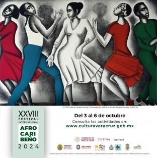 La Secretaría de Cultura de Veracruz invita a disfrutar de las actividades artísticas del XXVIII Festival Internacional Afrocaribeño que se realizará del viernes 4 al domingo 6 de octubre en la Plaza de Armas del Zócalo en el Centro Histórico del Puerto de Veracruz, donde participará un gran elenco nacional e internacional.