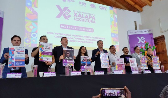 Fue presentado el Festival Internacional Xalapa y su Cultura, a realizarse del 24 al 27 de octubre en múltiples sedes de la capital, con una amplia cartelera de actividades. 