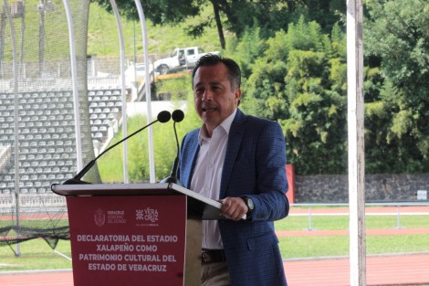 El Gobernador Cuitláhuac García destacó el simbolismo que encierra el Estadio Jalapeño como reflejo de una época en la cultura y la política, por lo que además de su permanencia como obra arquitectónica era necesario su nombramiento como Patrimonio Cultural del estado de Veracruz. 