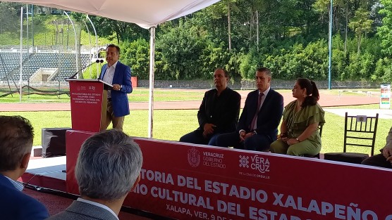 El titular del Ejecutivo Estatal dijo que debido al veto de la CONADE por un adeudo desde 2014, no fue posible obtener recursos para rehabilitar el Estadio Jalapeño y es hasta el final de su administración que recursos no etiquetados están  disponibles para ello, pero corresponderá a la nueva Gobernadora realizarla de cara al 100 Aniversario. 