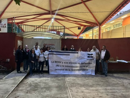 Directivos y maestros de la Benemérita Escuela Normal Veracruzana 