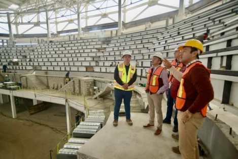 La mañana de este sábado, el gobernador Cuitláhuac García realizó recorrido de supervisión  a la obra del Nuevo Nido del Halcón.