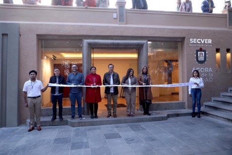 El Gobernador Cuitláhuac García inauguró este sábado  las obras de rehabilitación del Ágora de la Ciudad, el marco del 45 Aniversario de este recinto cultural. 