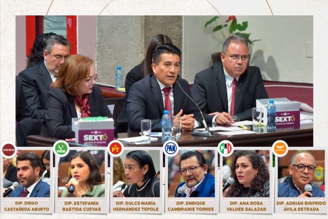 La Comisión Permanente de Hacienda del Estado, recibió la comparecencia del titular de la Contraloría General del Estado (CGE), Miguel Ángel Olivares Martínez, como parte de la Glosa del Sexto Informe de Gobierno.