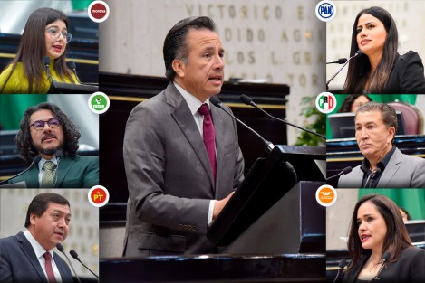 En cumplimiento de lo que mandata el segundo párrafo de la fracción XXI del Artículo 49 de la Constitución Política local, el Pleno de la LXVII Legislatura recibió en el Palacio Legislativo al gobernador del estado de Veracruz de Ignacio de la Llave, Cuitláhuac García Jiménez, quien acudió ante esta Soberanía para ampliar el contenido del Sexto Informe de la situación que guarda la administración pública de la entidad.