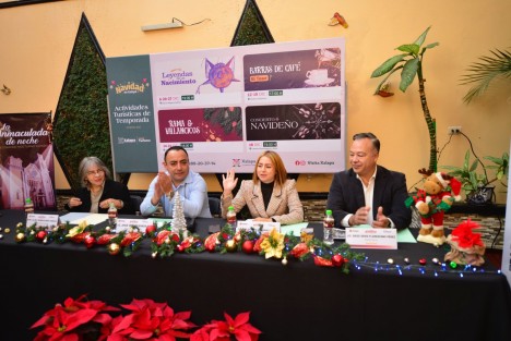 Con el objetivo de continuar impulsando el turismo en la región capital, funcionariado del Ayuntamiento presentó el programa Navidad en Xalapa, actividades turísticas de temporada invierno 2024.