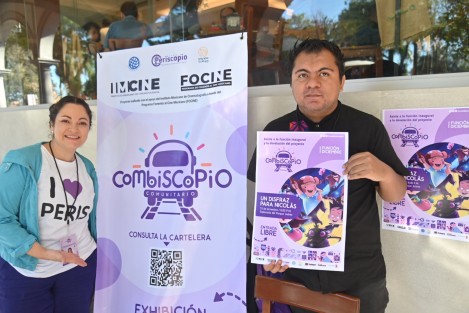 El Combiscopio Comunitario que acerca a niñas y niños con el cine llegará 15 de diciembre a la explanada parque Juárez a las 8 de la noche. Todos los interesados en conocer a nuevas personas, ver películas y participar en una actividad para hablar, reflexionar y socializar están invitados a no perderse la función gratuita.