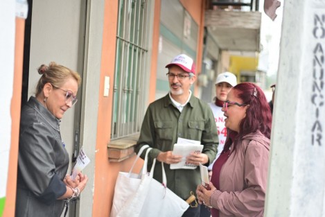 La candidata a la alcaldía de Xalapa abanderada de Morena y el PVEM, Daniela Griego Ceballos, recorrió el emblemático barrio del Dique y colonias aledañas como la Felipe Carrillo Puerto, Isleta y otro tramo de la zona centro.