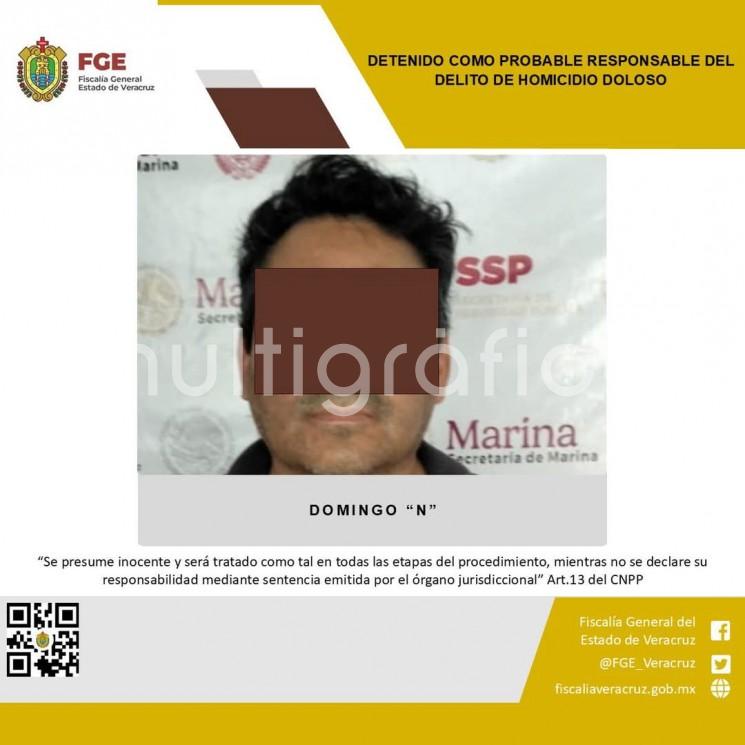 La Fiscalía General del Estado informa que elementos de la Policía Ministerial, en coordinación con Fuerzas Federales y Estatales cumplimentaron una orden de aprehensión emitida por la autoridad judicial con sede en este distrito, en contra de Domingo “N” como probable responsable del delito de homicidio doloso, en agravio de la víctima identificada con las iniciales S.R.R.