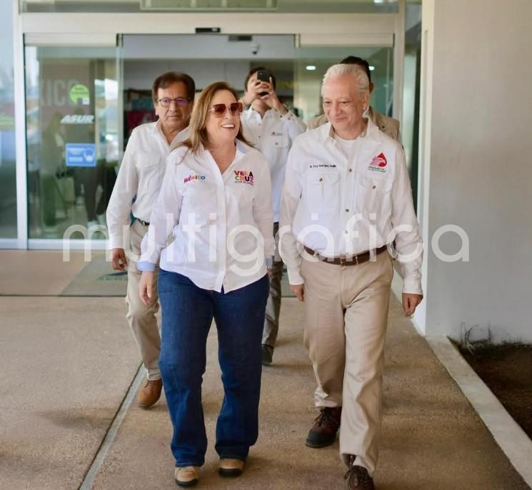 Reafirmó la gobernadora de Veracruz, Rocío Nahle García, en gira por Coatzacoalcos, que en Veracruz habrá 