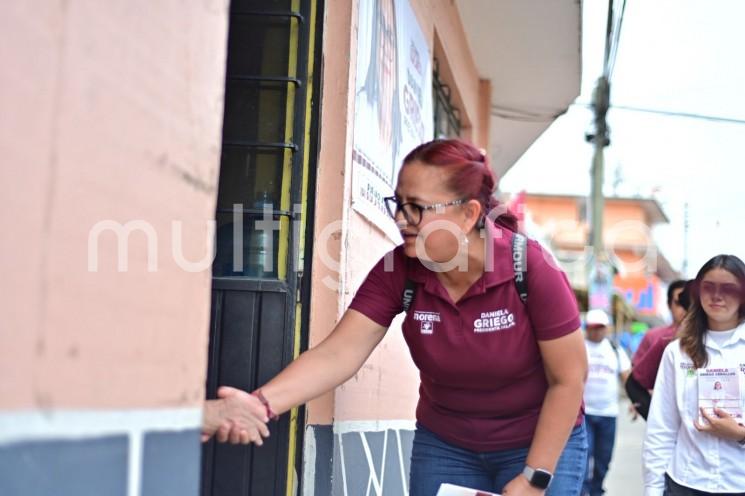 A horas de que concluya la campaña, la candidata de la coalición Sigamos Haciendo Historia, Daniela Griego Ceballos, se dirigió a la población xalapeña respecto a la guerra sucia que ha enfrentado por grupos políticos, incluso, desde mucho antes del inicio de los tiempos oficiales.