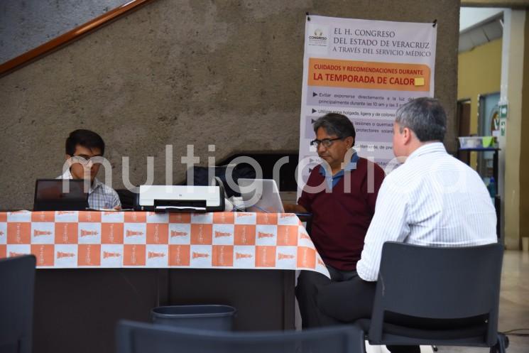 la Comisión Permanente de Salud y Asistencia y el Servicio Médico del Congreso del Estado llevaron a cabo una campaña para la detección de osteoporosis y osteopenia