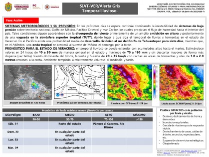 El temporal lluvioso se puede extender con acumulados altos hasta el martes.