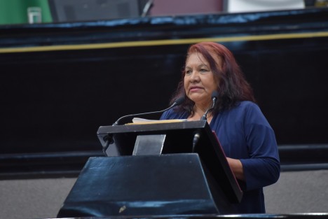 La diputada Victoria Gutiérrez Pérez manifestó su respaldo a la presidenta de México, Claudia Sheinbaum Pardo, respecto al conflicto internacional Irán-Israel. En la Décima Sesión Ordinaria, afirmó que la mandataria ha sabido actuar con serenidad, dignidad y apego a los principios históricos de la política exterior mexicana.
