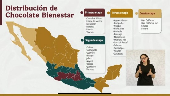 El Chocolate del Bienestar llegará a Veracruz como parte de la segunda etapa del programa Alimentación para el Bienestar