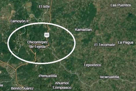 Habitantes de la comunidad de Tecomate realizaron el reporte ante las autoridades municipales, en donde dieron a conocer que camionetas con hombres fuertementa armados, cerraron el paso a la Patrulla de la Policía Municipal de Chicontepec y se llevaron a todos los policías con todo y patrulla. Son 4 elementos que eran superados en número y equipo táctico.