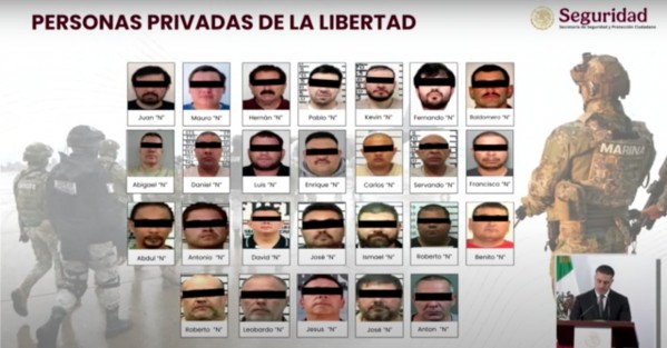 Justificó el Gobierno federal la entrega de 26 criminales a Estados Unidos por “interés nacional” y bajo el “más alto criterio de seguridad”, informó Omar García Harfuch, titular de la SSPC.