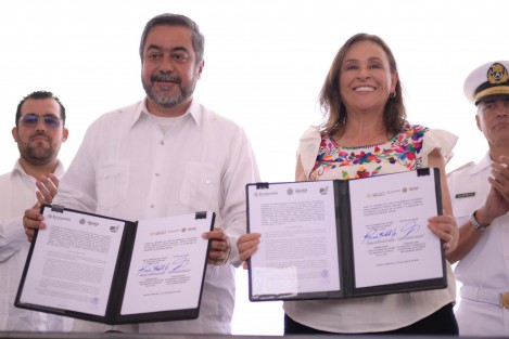 La gobernadora Rocío Nahle García encabezó la ceremonia en las instalaciones de la Administración del Sistema Portuario Nacional Tuxpan, donde afirmó que este convenio “marca un momento histórico para Veracruz y salda una deuda pendiente con Tuxpan”.

