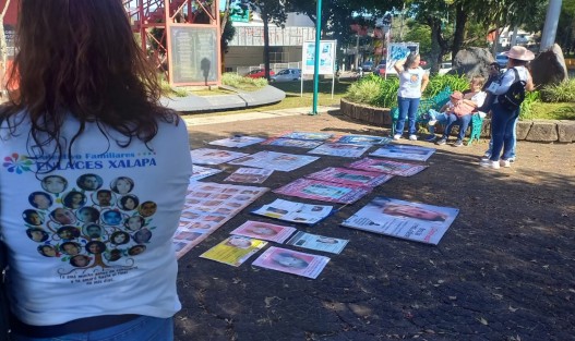 
Por  el Día Internacional de las Víctimas de Desapariciones Forzadas, familiares y activistas, con pancartas que muestran los datos de sus seres queridos, se plantaron en el Memorial de Personas Desaparecidas para exigir al Gobierno que no olvide a las víctimas, algunos colectivos marcharon hacia centro de Xalapa.
