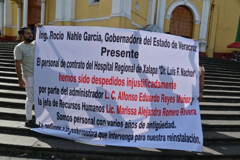 Personal de contrato del Hospital Regional Xalapa 