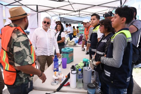 El alcalde Alberto Islas Reyes asistió al Reciclatón Ecofest 2025,   iniciativa que impulsan la Secretaría de Medio Ambiente de Veracruz (Sedema) y el Ayuntamiento de Xalapa, con el fin de fomentar la cultura del reciclaje.
