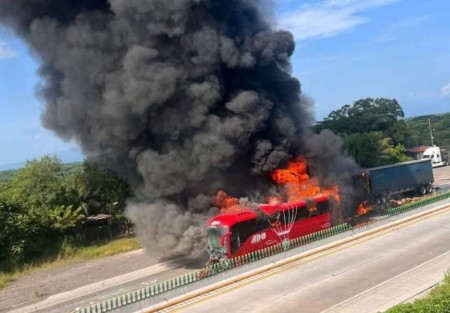 La mañana de este martes se registró una colisión en cadena sobre el tramo carretero Córdoba–Ent. La Tinaja, a la altura del kilómetro 033+200.

El accidente ocurrió cuando un autobús de pasajeros de la línea ADO impactó por alcance a un tráiler que transportaba una pipa. A bordo del autobús viajaban varios pasajeros.

