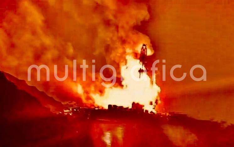 Explota pozo petrolero en Las Choapas