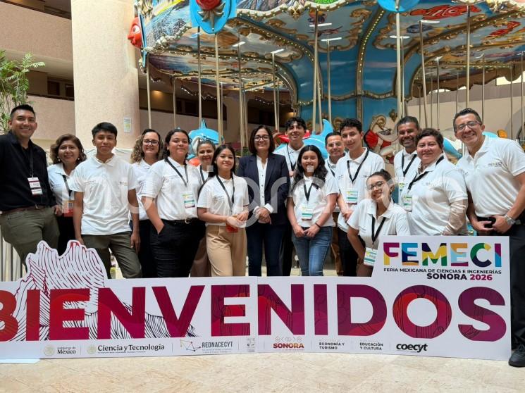 Delegación veracruzana destaca en la Feria Mexicana de Ciencias e Ingenierías 2026
