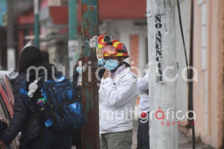 Fuga de amoniaco en planta de hielo moviliza a cuerpos de emergencia en Xalapa; resulta falsa alarma