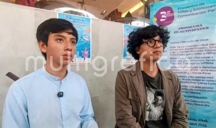 Anuncian en Xalapa el Tercer Encuentro de Niñez y Adolescencia en la Comunicación Participativa; buscan abrir espacios de expresión para jóvenes
