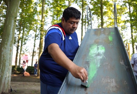 Mediante los Tequios, dependencias municipales unen esfuerzos para dignificar espacios públicos y fortalecer el tejido social 