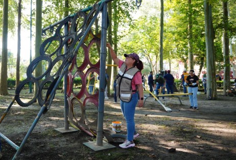 Mediante los Tequios, dependencias municipales unen esfuerzos para dignificar espacios públicos y fortalecer el tejido social 