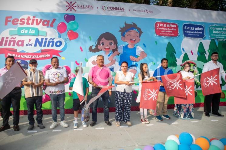 Apostar al presente de las infancias garantiza un mejor futuro a Xalapa; Ayuntamiento realizó gran festín para la niñez 