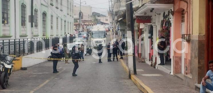 Acribillaron a un carnicero en plano centro de Papantla