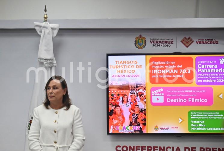 Veracruz concreta nuevos vuelos y eventos internacionales tras Tianguis Turístico: Gobernadora