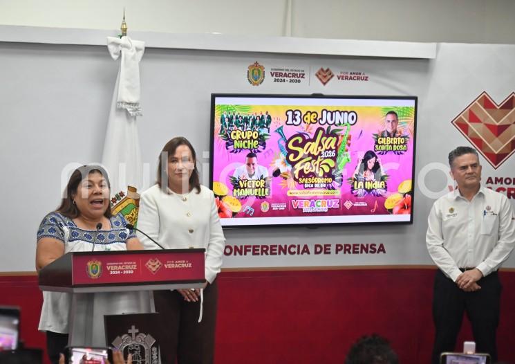 Presentan cartelera del Salsa Fest 2026 y anuncian Encuentro Cultural Yolpaki en Veracruz